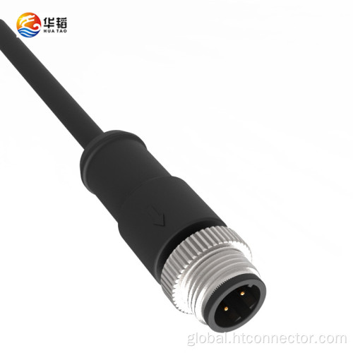 Aviation Waterproof Connector Female M12 D Code Waterproof connector Male straight head Supplier